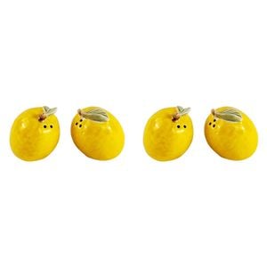 2x 2pc Urban 5.5cm Lemon Salt & Pepper Shaker - Yellow