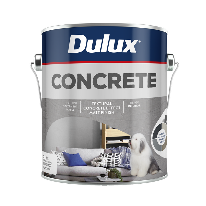 Dulux 2L Concrete Design Effect Paint