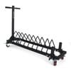 Smai Bumper Plate Storage - Toaster Rack Trolley - Black